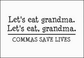 Commas save lives
